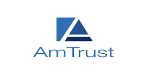 AmTrust corporate logo with stylized blue letter A above the company name.