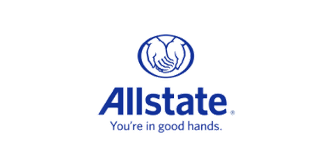 Allstate logo with two hands cupping each other above the brand name and slogan.