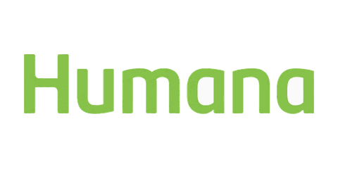 Humana company logo in green text on a transparent background.