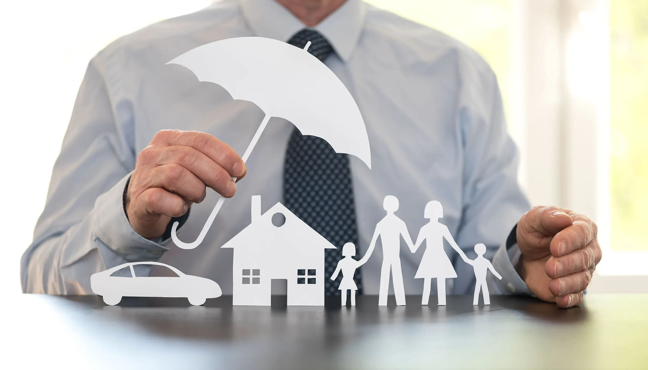 Insurance documents representing specialty and legal coverage options