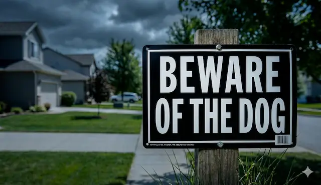 Beware of Dog Sign