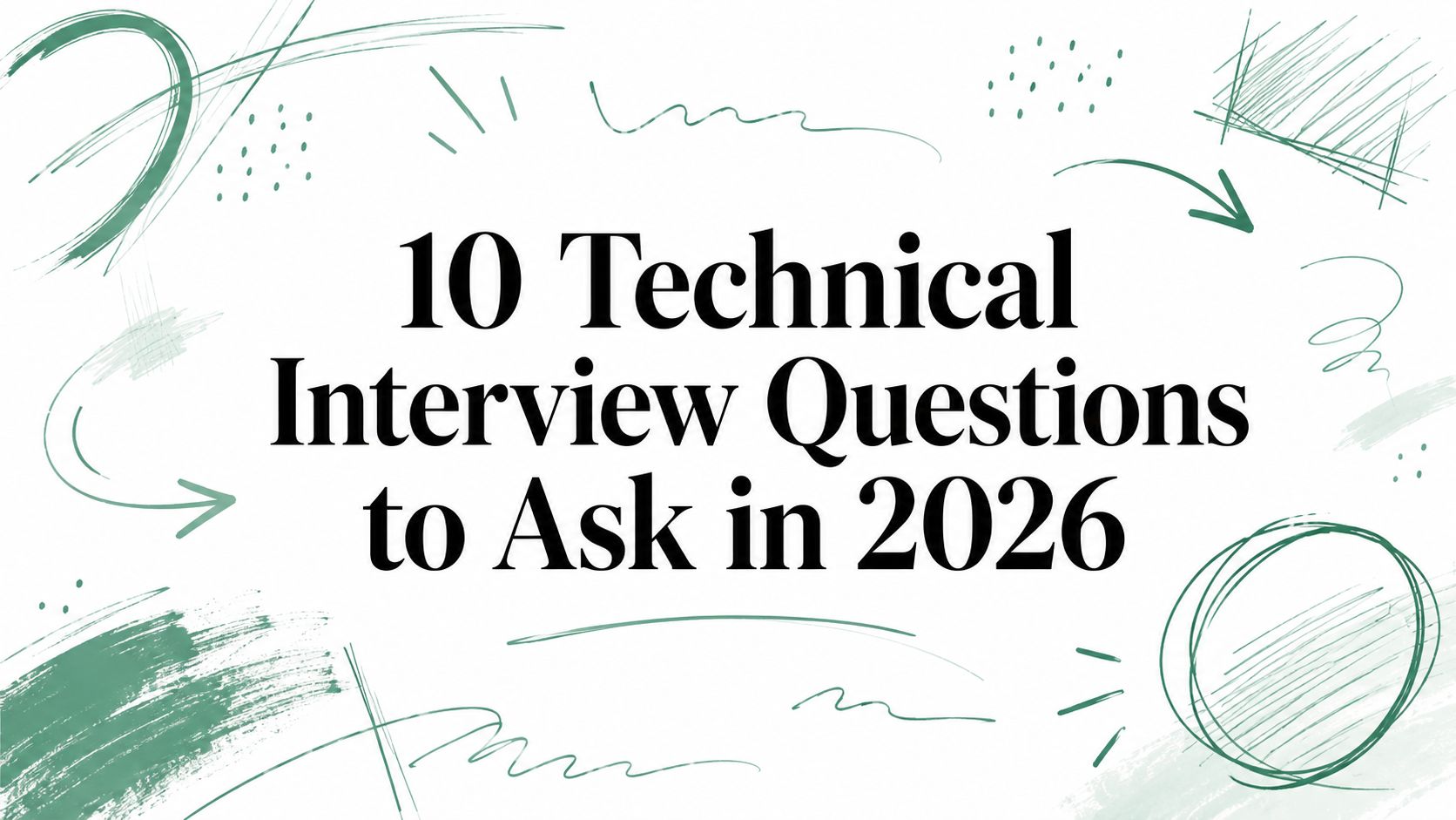 10 Technical Interview Questions to Ask in 2026