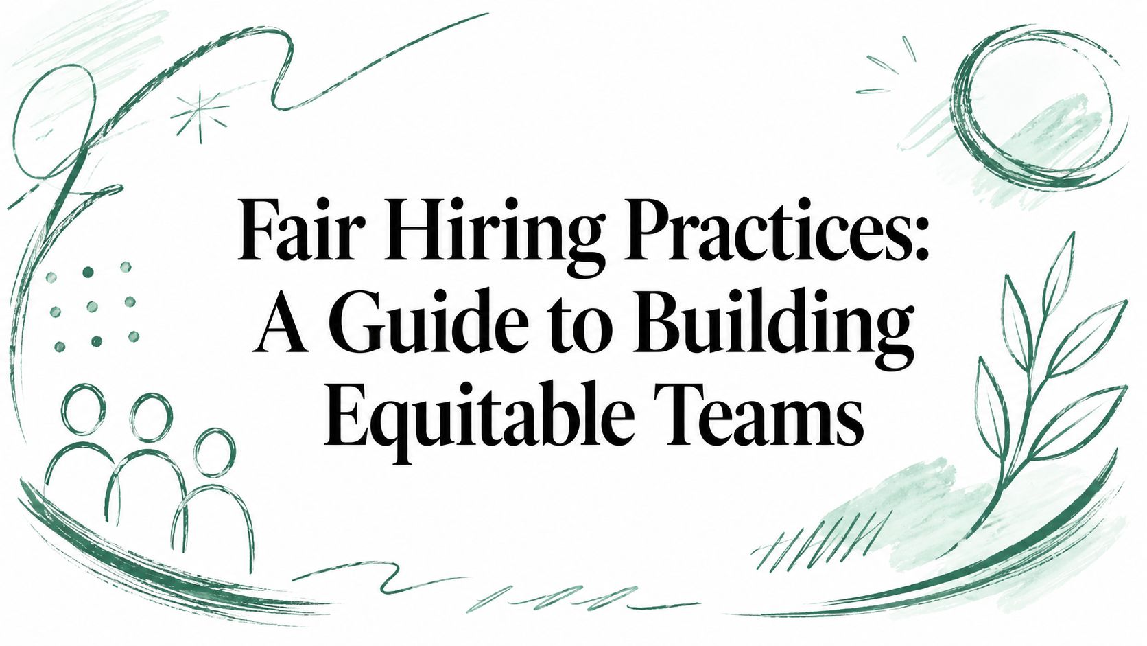 Fair Hiring Practices: A Guide to Building Equitable Teams