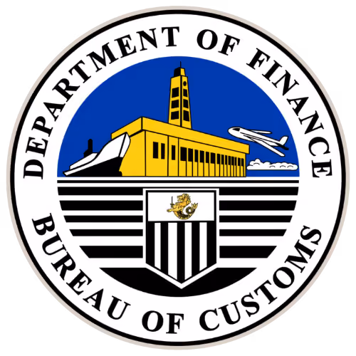 Department of Finance Bureau of Customs logo