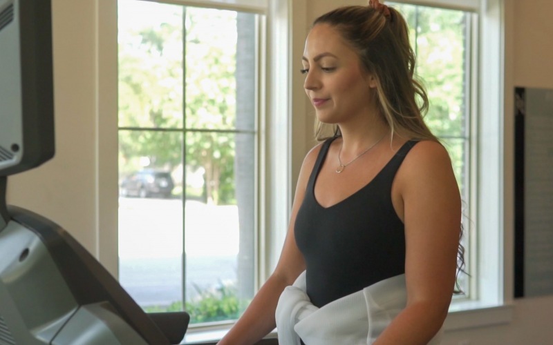 Cardio equipment in fitness center at Novus Westshore