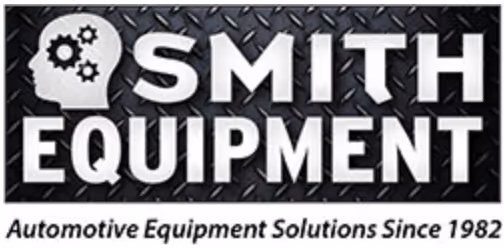 Smith Equipment logo with a head silhouette containing gears, with text 'Automotive Equipment Solutions Since 1982'.
