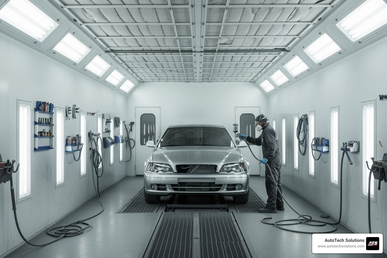 professional automotive spray booth - auto body paint shop supplies