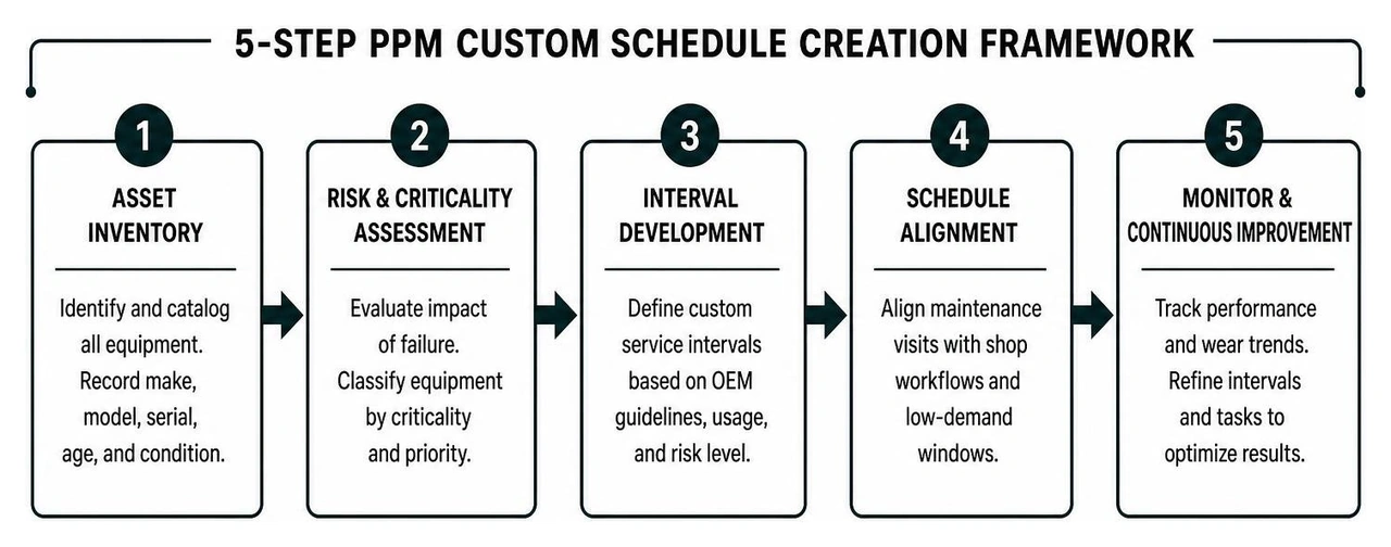 5-Step PPM Custom Schedule Creation Framework 5-Step PPM Custom Schedule Creation Framework