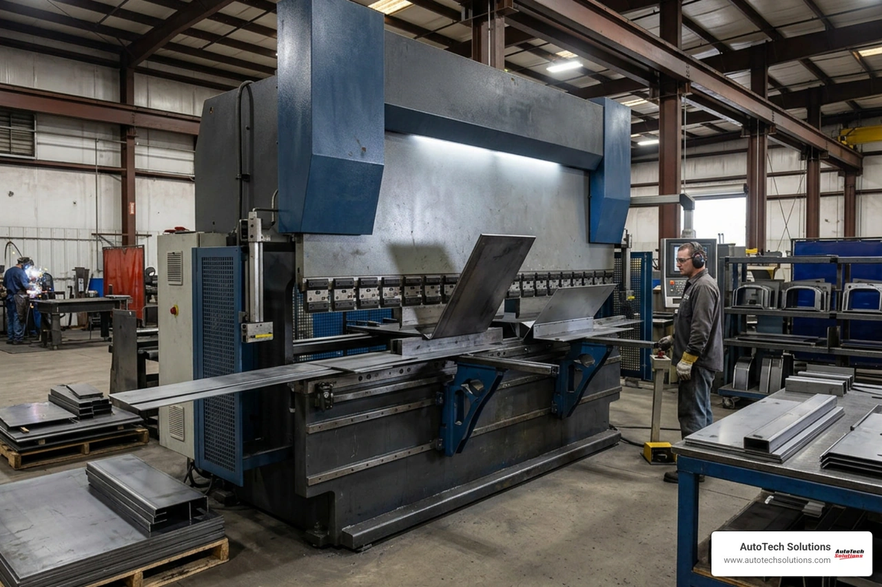 Multi-gauge sheet metal forming on an industrial press brake Multi-gauge sheet metal forming on an industrial press brake