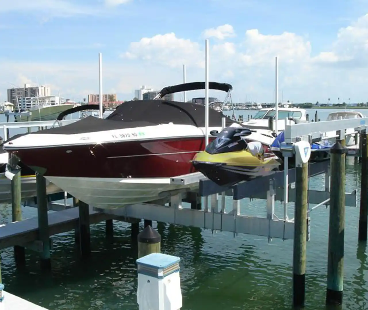 20,000 lb DECO Lift Set-up for Boat & PWC