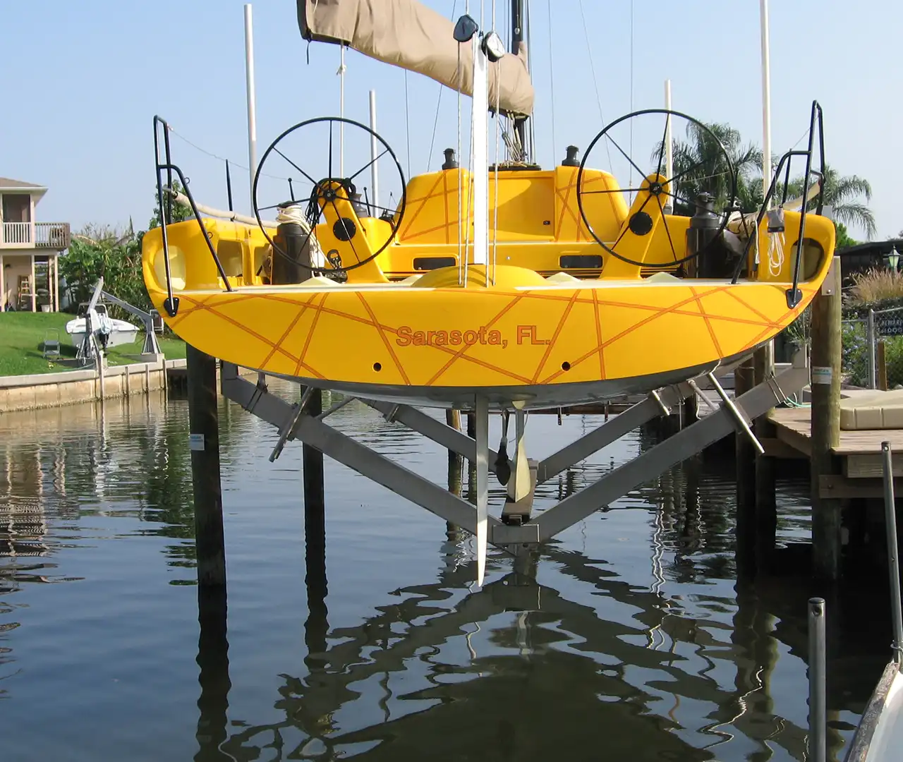 13,000 lb Performance Sailboat Lift