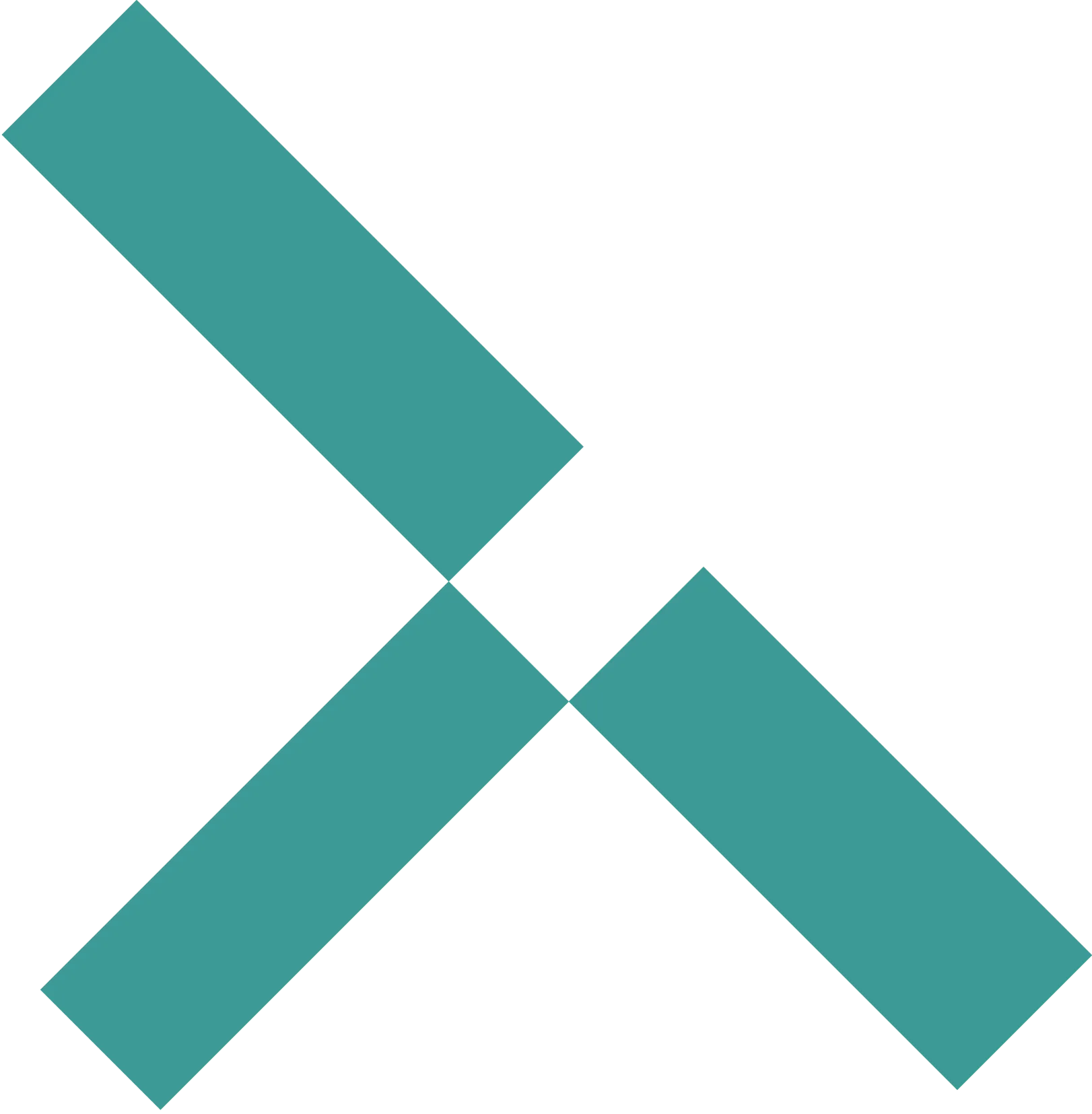 Decorative pattern single down teal