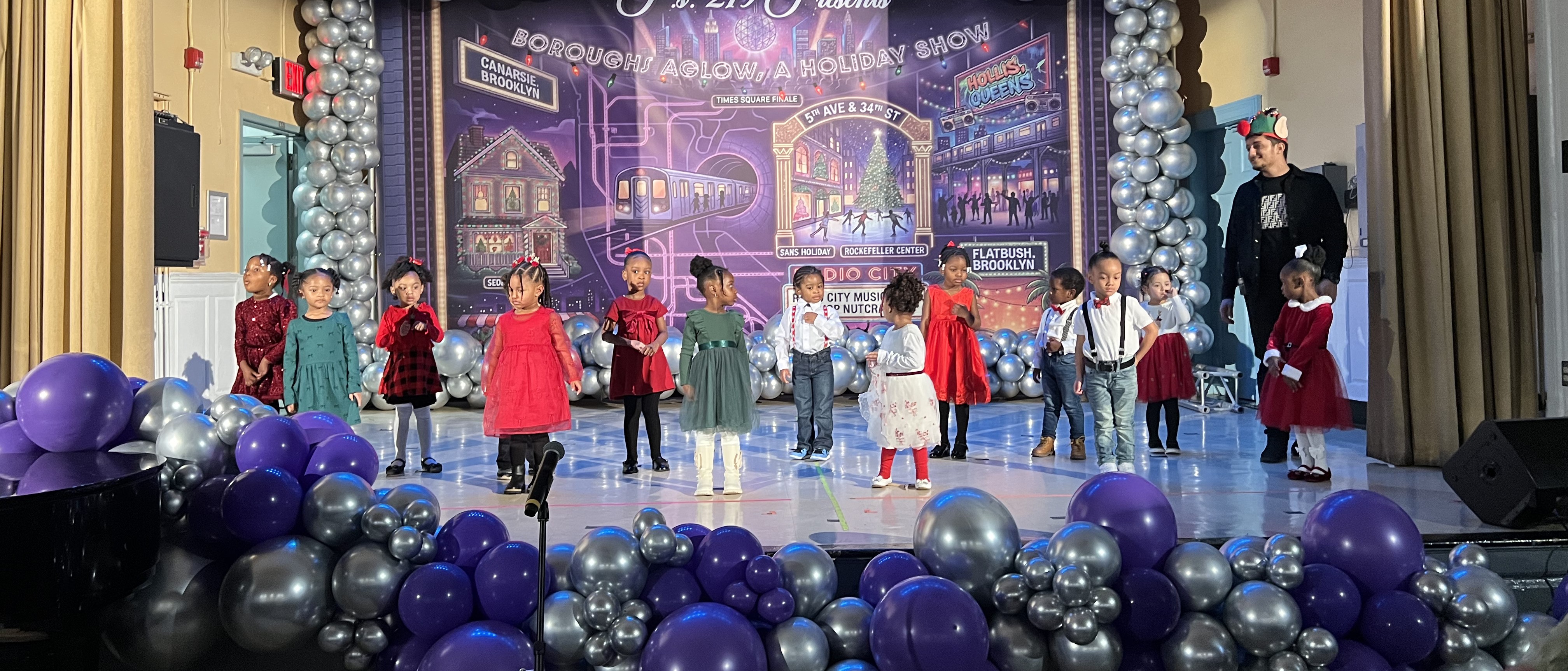 Decorated doors featuring portraits 