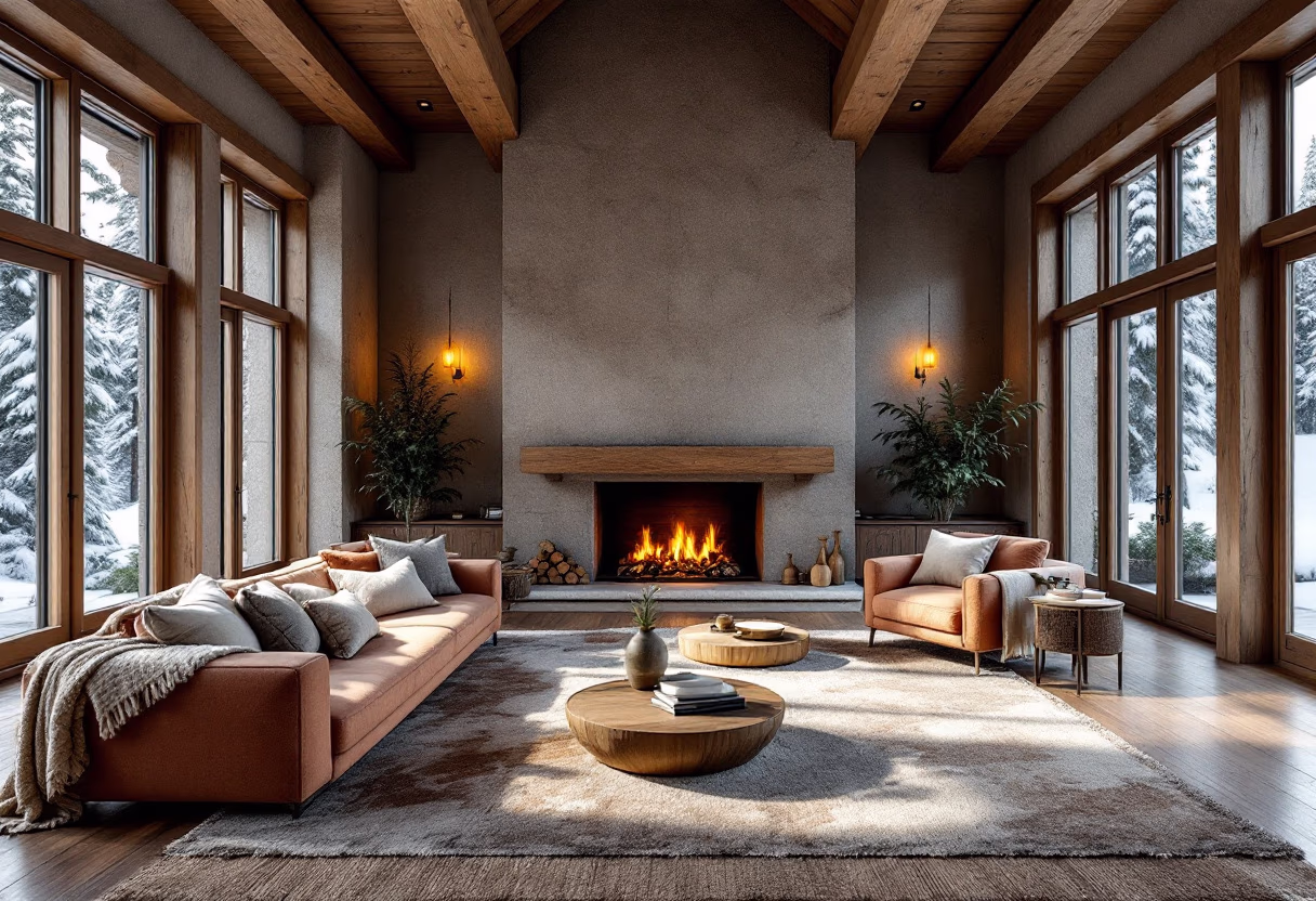 image of a luxury ski lodge experience