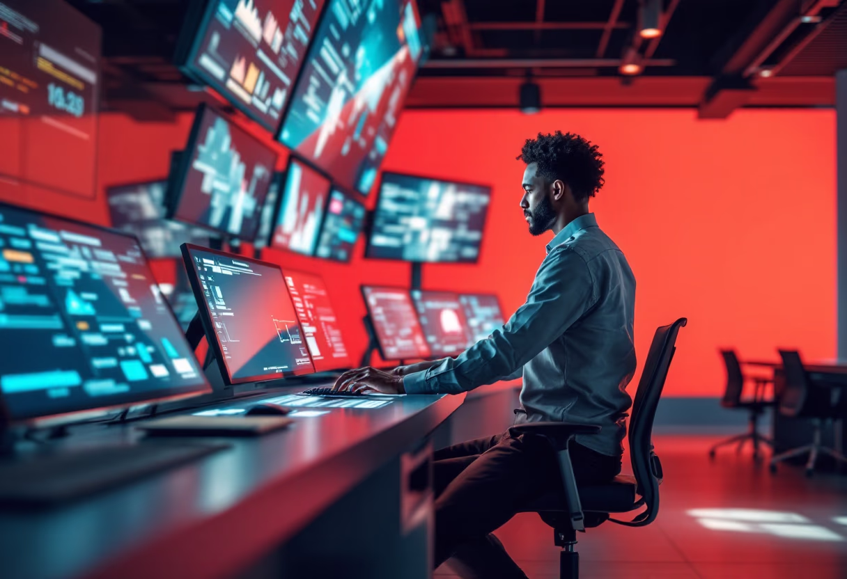 image of a traffic control center (for a mobility and transportation)