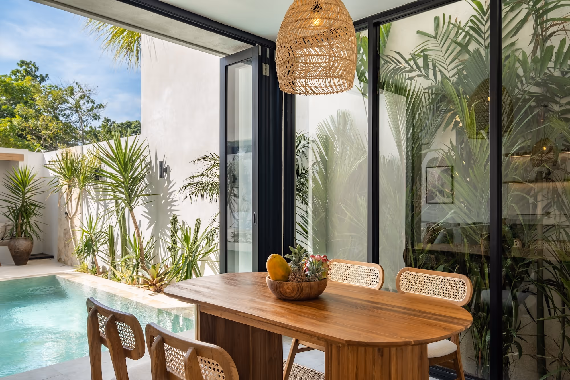 Dining table, villa managed by Cabo Bali