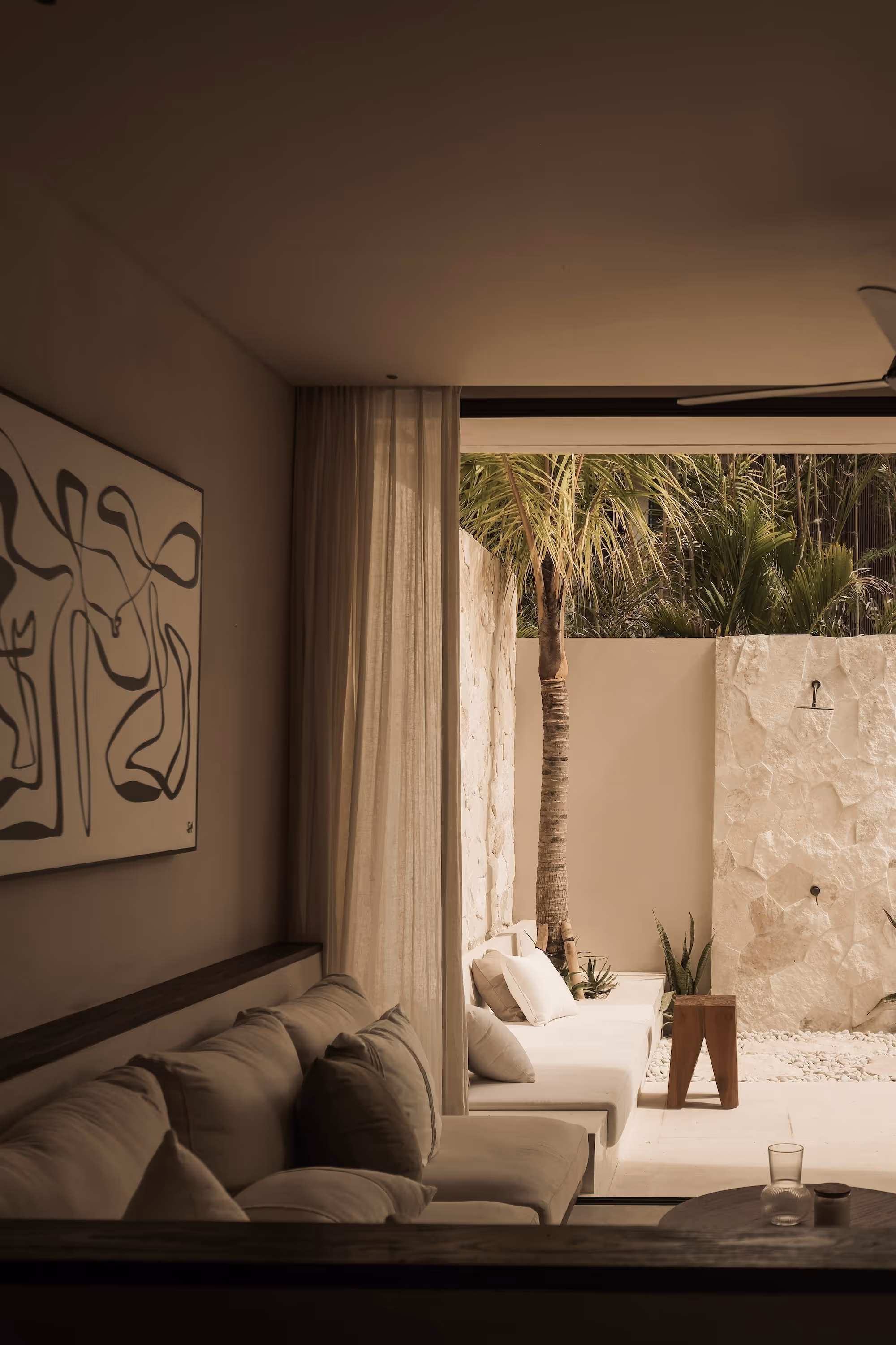 Living room, villa managed by Cabo Bali