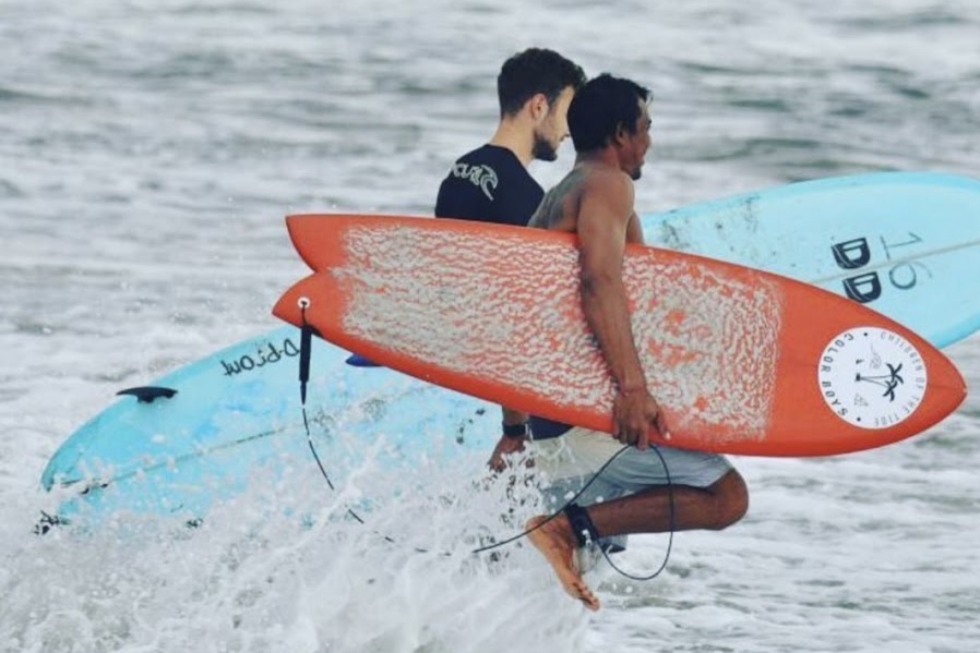 The Chillhouse surf school in Canggu, Bali