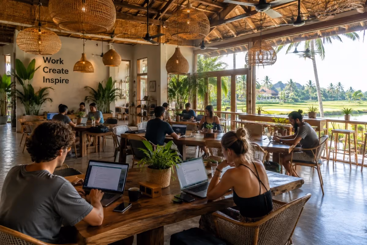 Tribal Bali coworking in Canggu, Bali