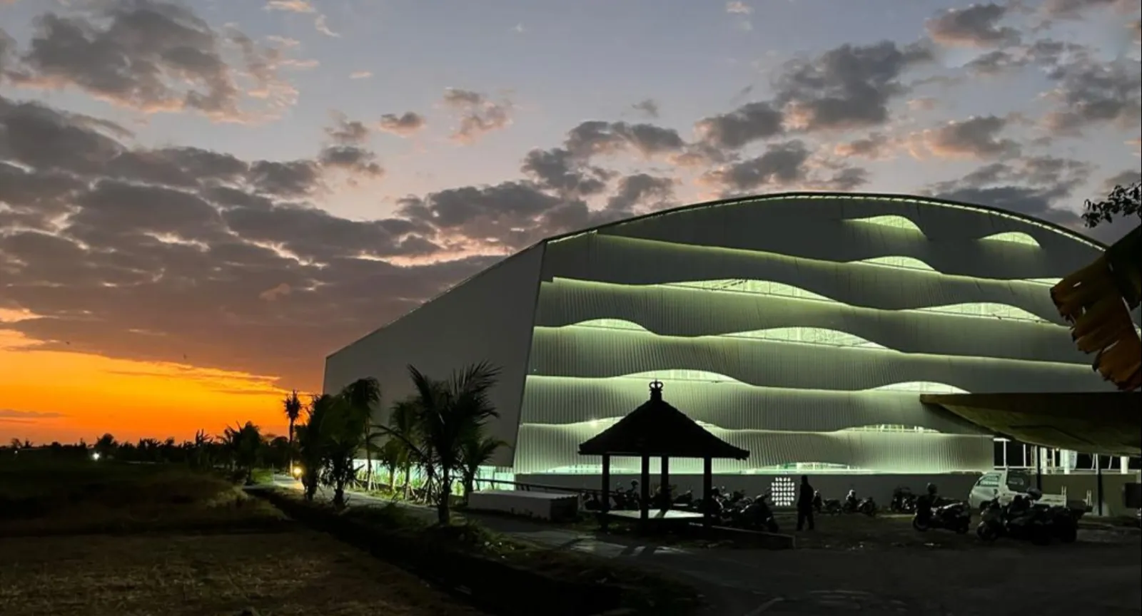 Bali Padel Academy in Canggu with seven certified courts and a 200-seat centre court