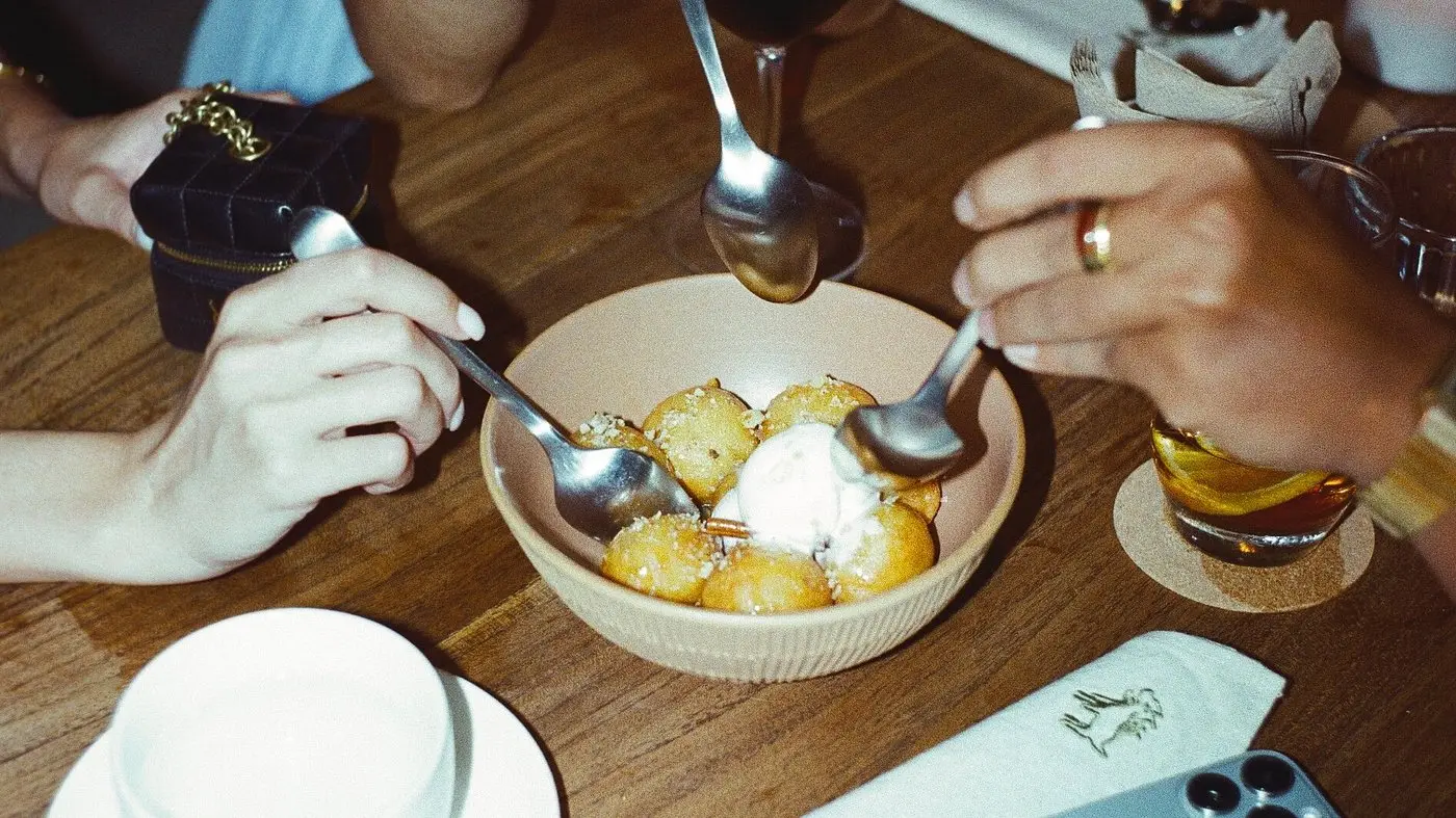 Dinner at Kala in Uluwatu, modern Greek cooked over an open wood fire