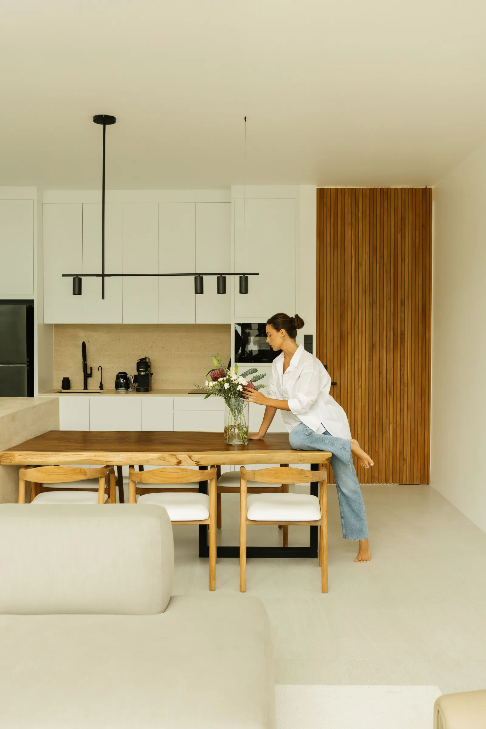 Styled interior of a boutique Cabo Bali villa designed for its ideal guest