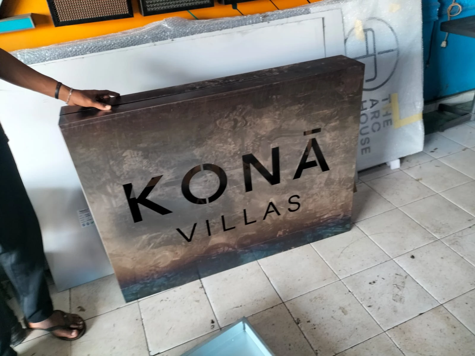 Recording a Google verification video walkthrough of a Bali villa
