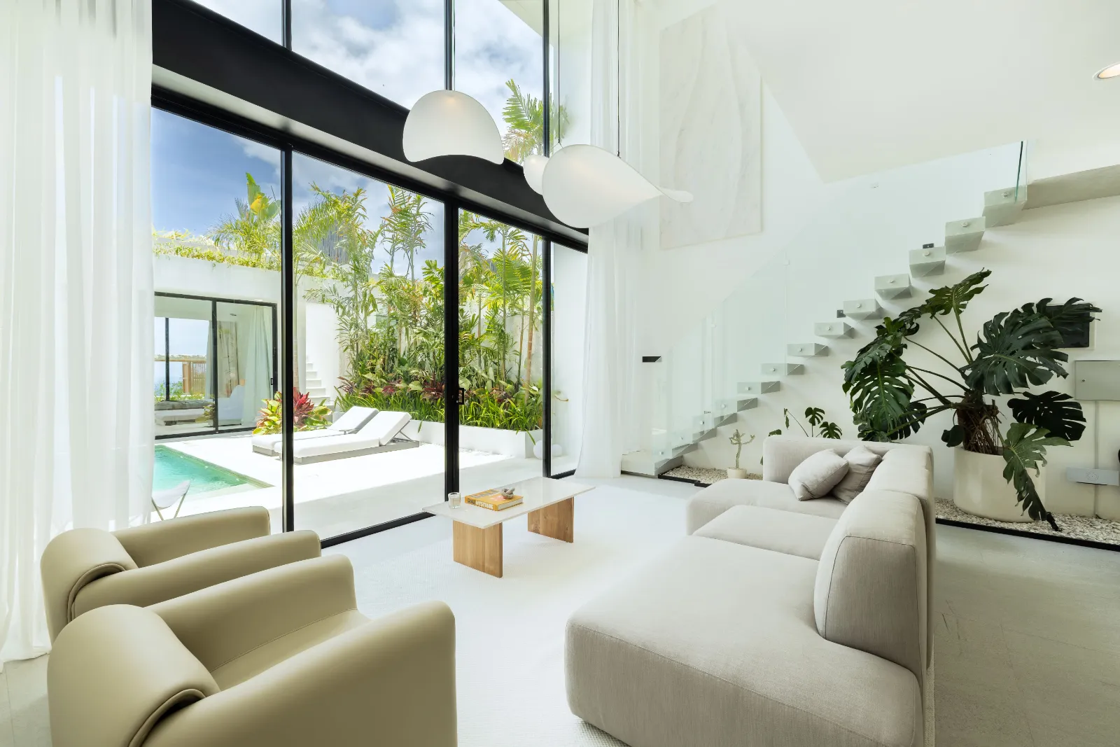 Living room at Marevita Villas, Uluwatu — a Cabo Bali managed villa