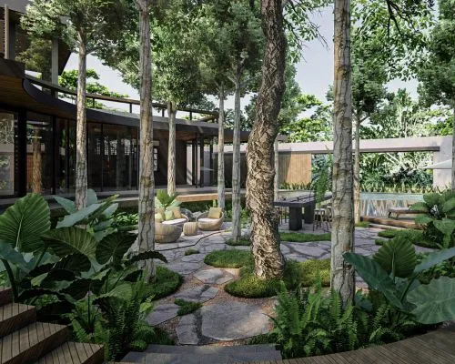 Villa project in Bali by Bingkai Langit Constructions