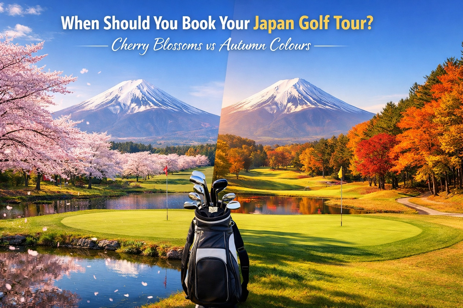 When Should You Book Your Japan Golf Tour? Cherry Blossoms vs Autumn Colours