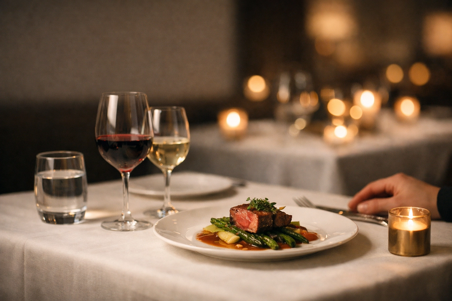 [IMAGE] 5-star dining and hotel setting