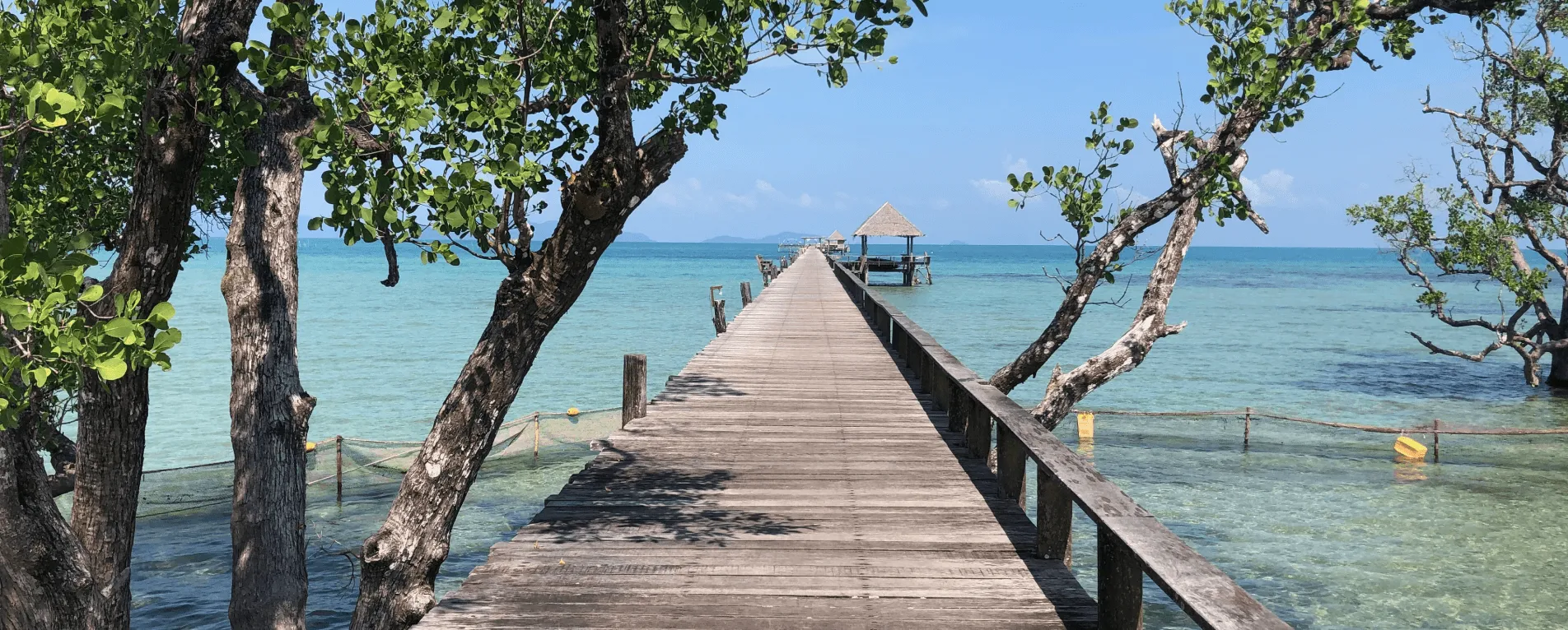Triangle behind a mountain range made with structural grid like texture