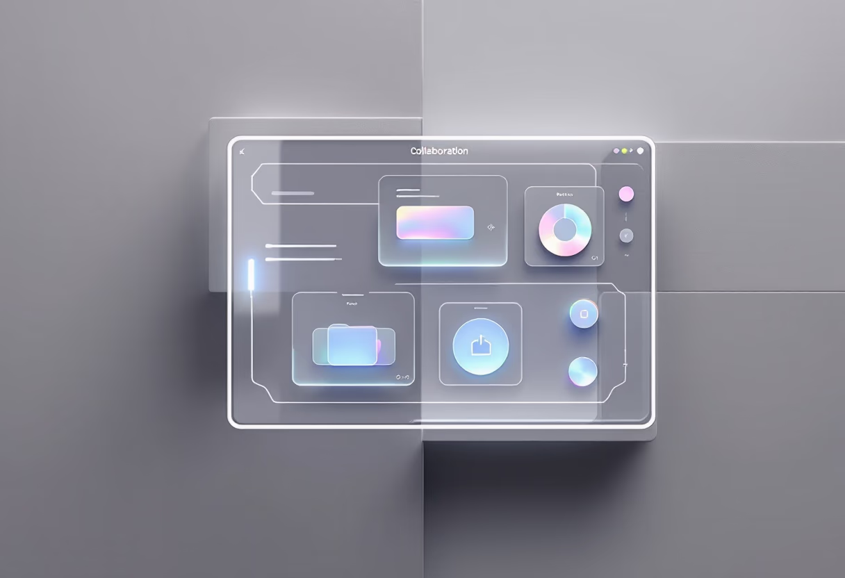 <subject>[interface] screenshot of collaboration interface (for a productivity tools business)</subject>