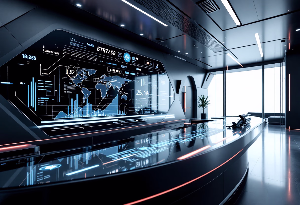 image of a traffic control center (for a mobility and transportation)