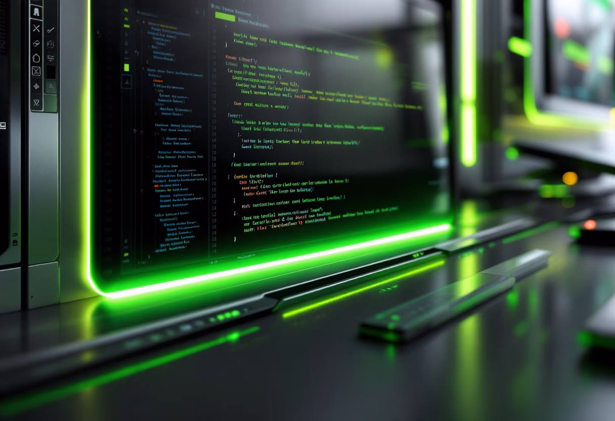 [digital project] image of programming and coding screenshots (for a game development company)