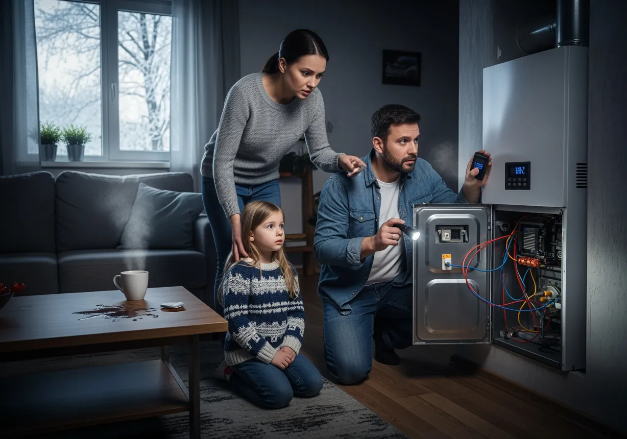 Infographic: Immediate Steps for a Heating Emergency - heating installation 24 hour in beverly beach, fl