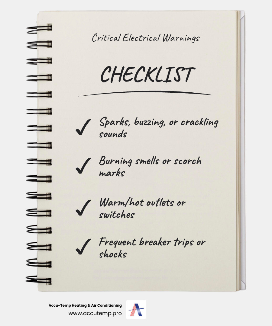 Common electrical warning signs homeowners should never ignore, infographic for home safety - when should you call an Common electrical warning signs homeowners should never ignore, infographic for home safety - when should you call an