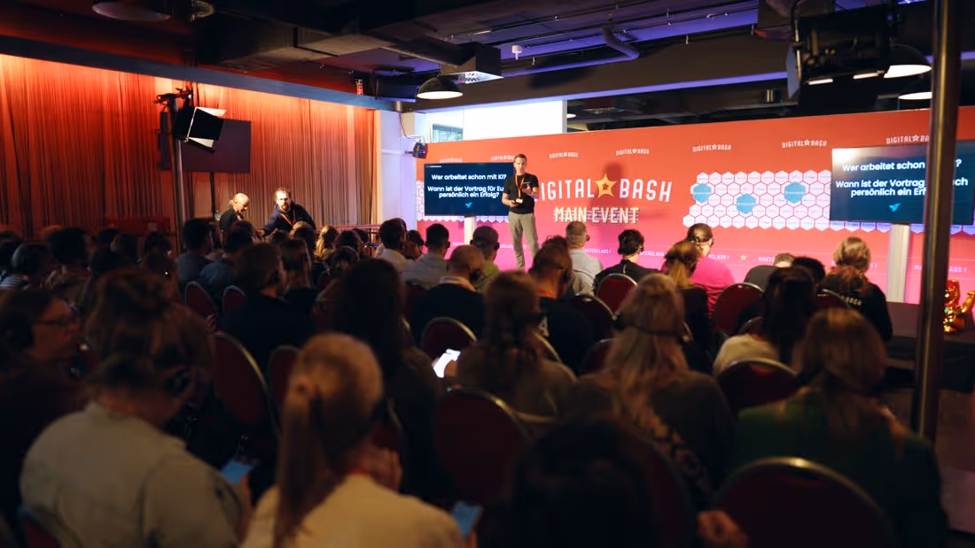 Keynote beim Digital Bash Main Event