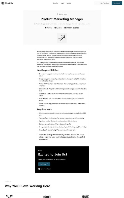 Career Details Page Preview