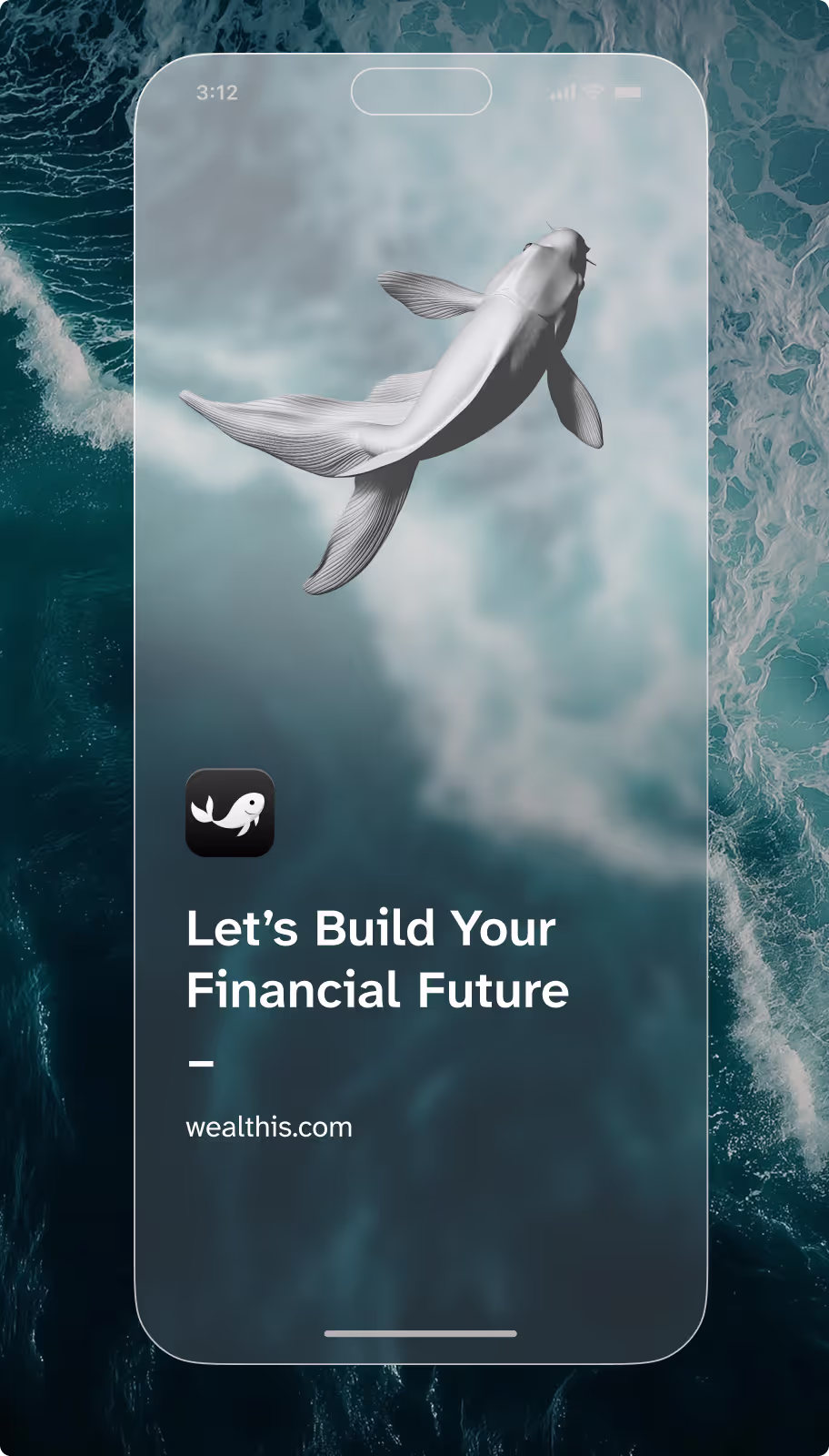Fintech template app preview