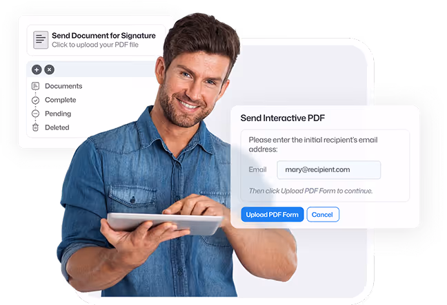 Upload or create document