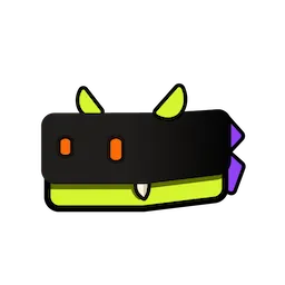 REDI the RECONCEP+ mascot: a stylized black and lime green blocky monster with orange eyes, lime ears, and purple spikes.