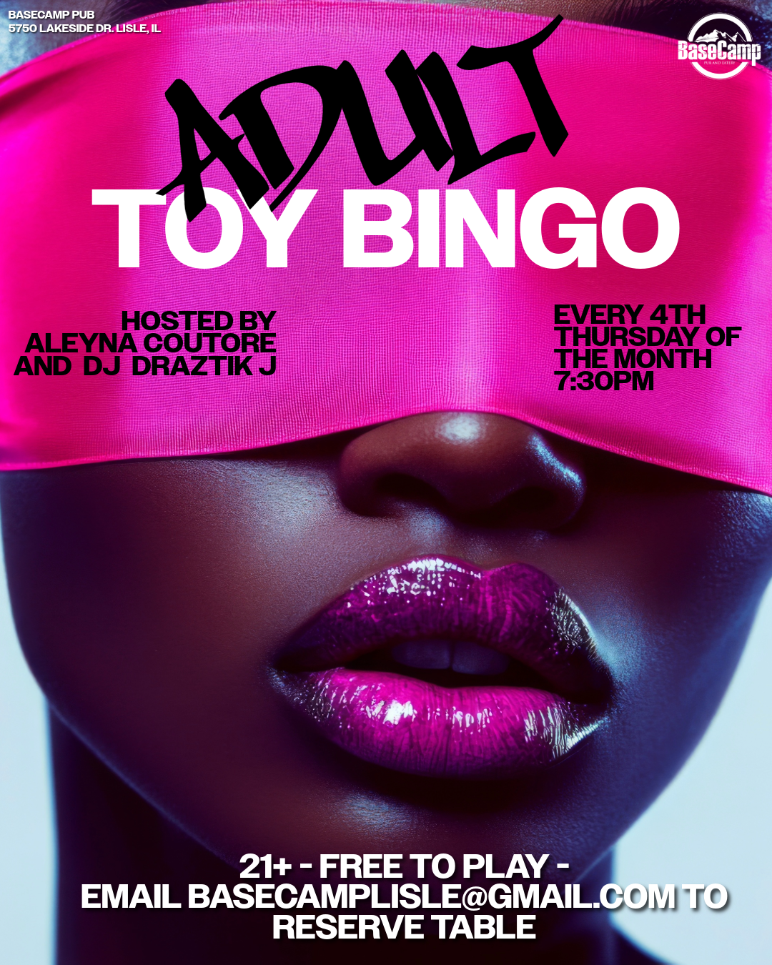 S#X Toy Bingo + DJ Dance Party with Aleyna Couture & Draztik J