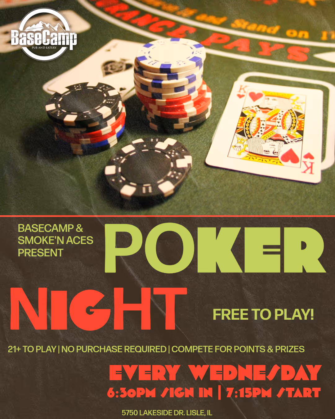 Free Poker Wednesdays!