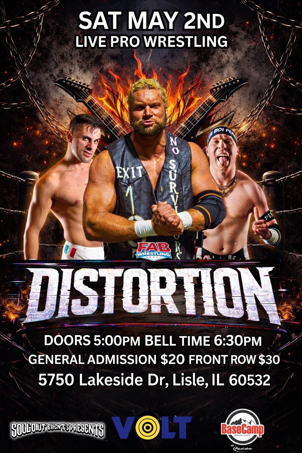 DISTORTION PRO Wrestling Live + After Party
