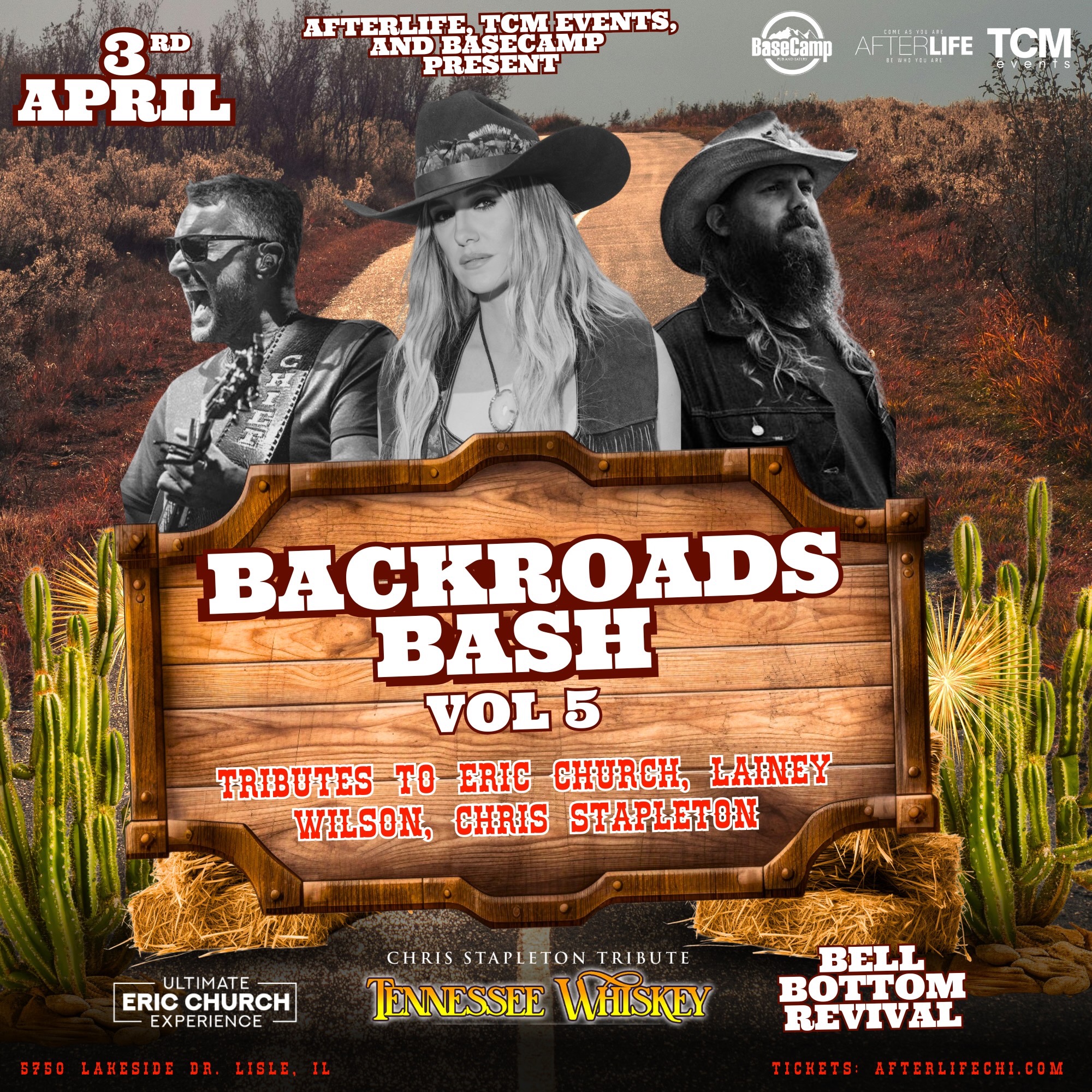 Backroads Bash: Eric Church, Chris Stapleton + Happy Hour + Late Night DJ
