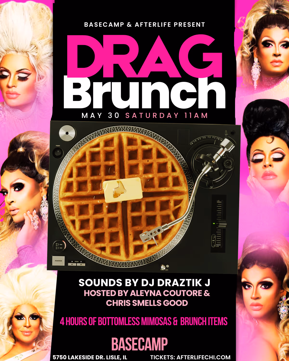 Bottomless Mimosas Drab Brunch, Adult Toy Bingo & DJ Dance Party
