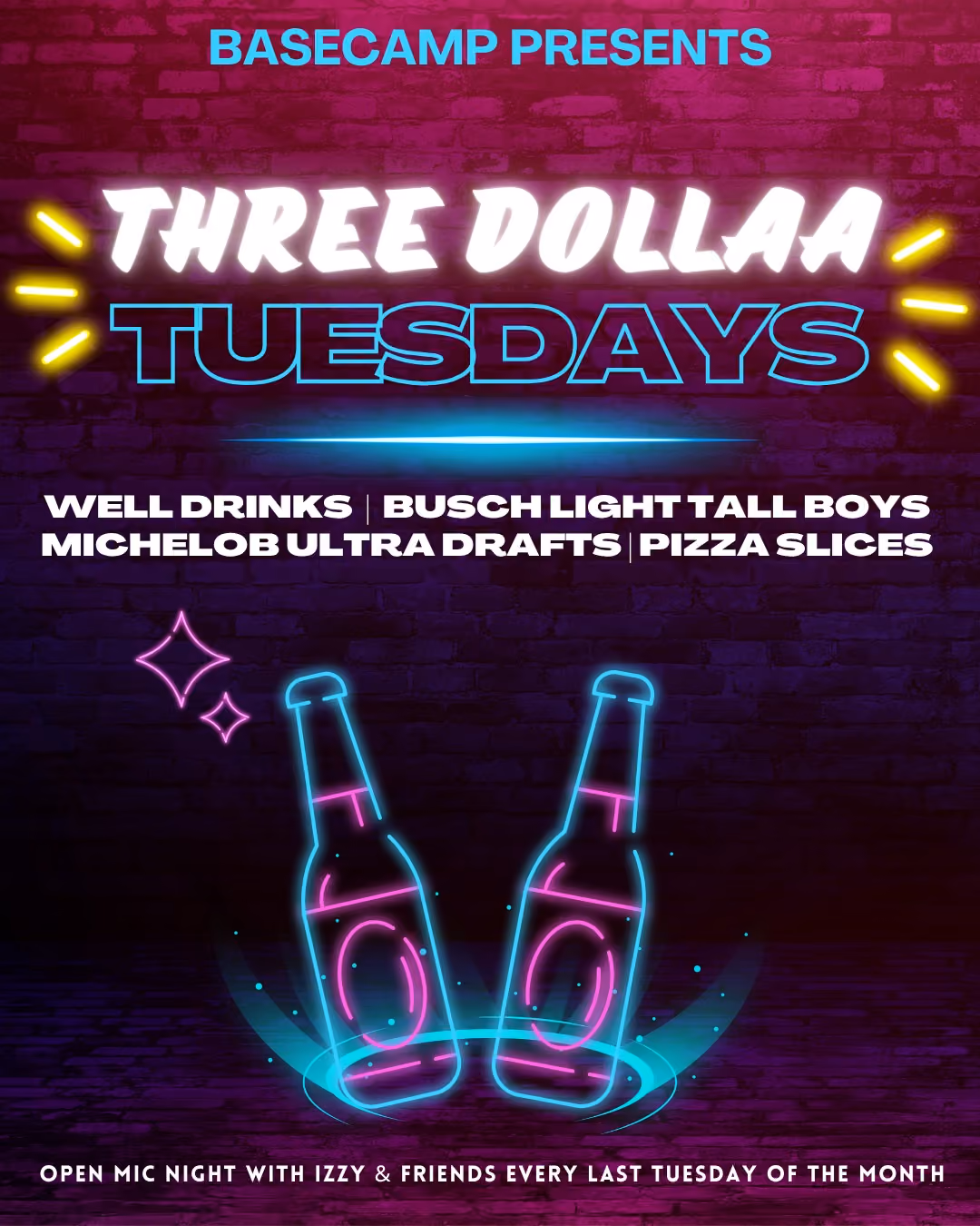 $3 Tuesdays