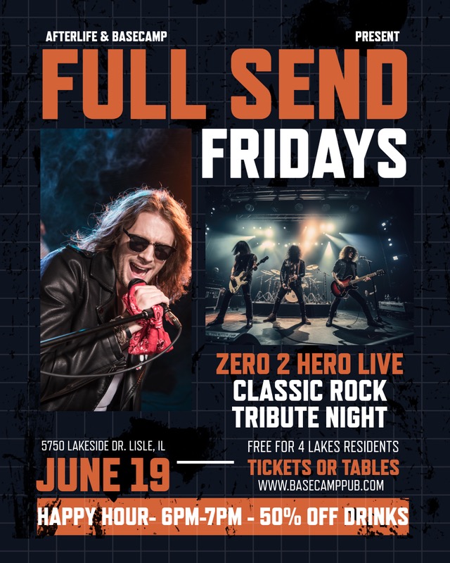Full Send Fridays- Classic Rock Tribute Night
