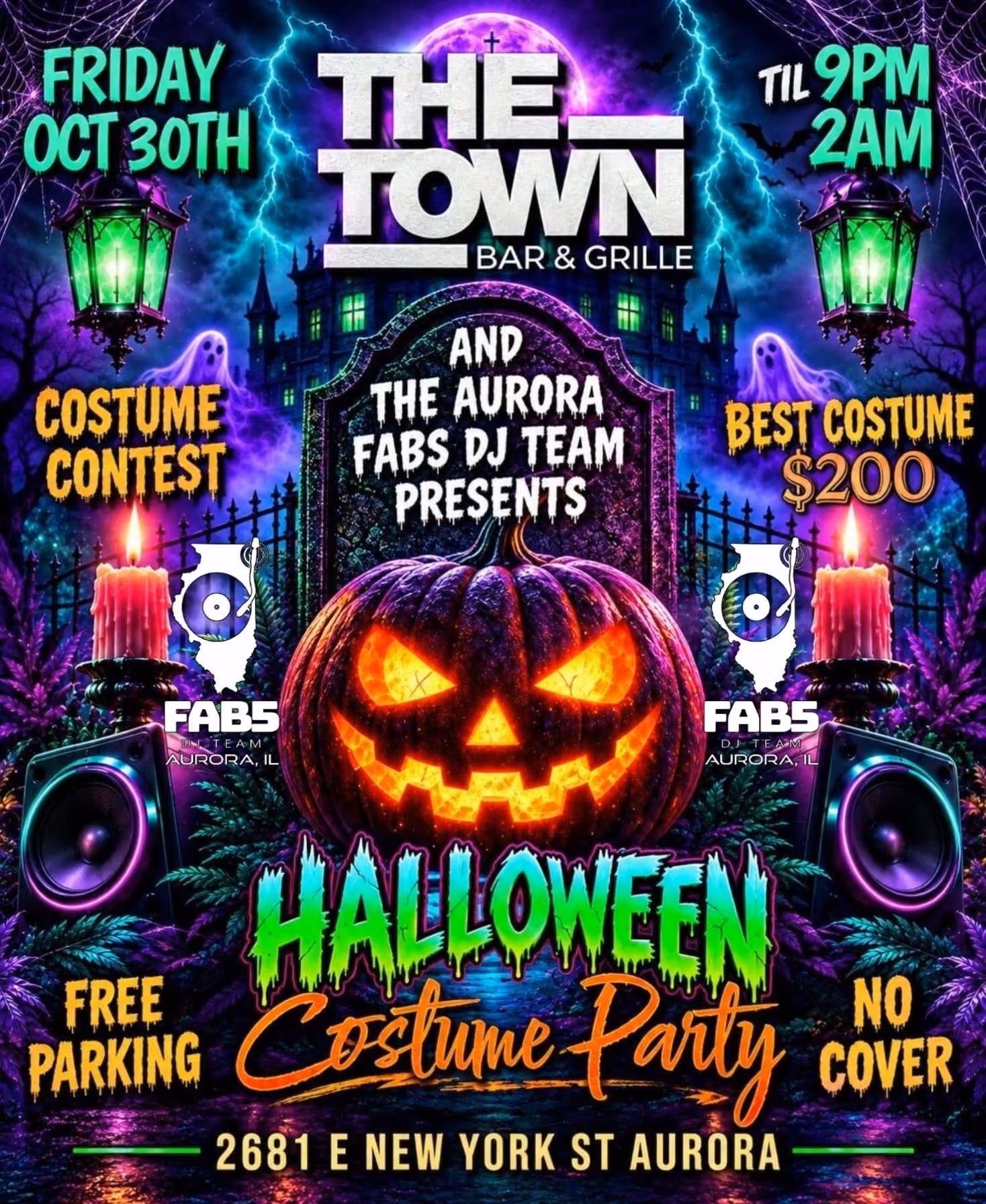 Devil's Night Halloween Costume Party at The Town